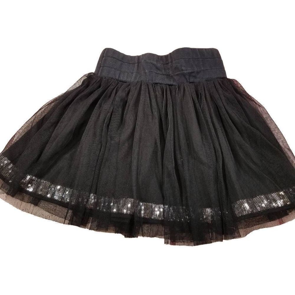 Designed black/silver Skirt xs